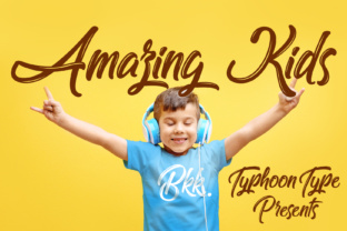 Amazing Kids: A Versatile Handwritten Script Font for Creative Workflows