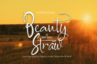 Beauty Straw: A Versatile Calligraphy Font for Modern Design