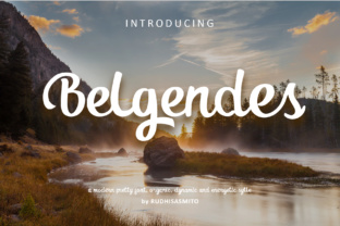 Belgendes: A Modern Calligraphy Font for Impactful Design