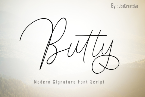 Butty: A Handwritten Font for Creative Excellence