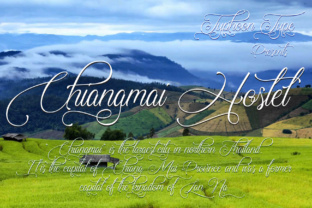 Chiangmai Hostel: A Refined Script Font for Elegant Designs