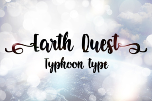 Earth Quest: A Handcrafted Font for Creative Expression