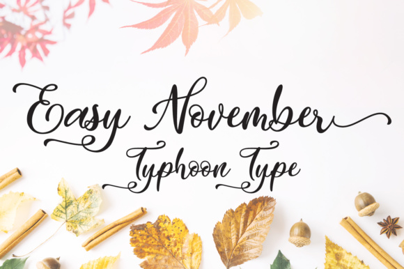 Easy November: A Stylish Font for Elegant Design