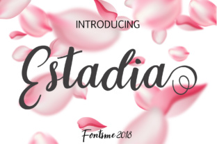 Estadia: A Script Font That Brings Romance to Your Designs