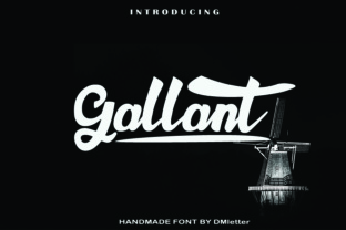 Gallant and Gallant: A Bold, Handmade Headline Font for Stunning Designs