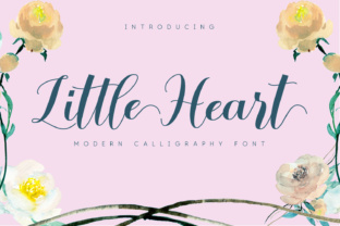 Little Heart: A Handcrafted Calligraphy Font with Big Impact