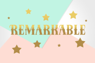 Remarkable: A Bold and Elegant Font for Every Project