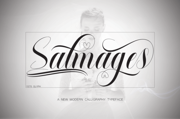 Salmages: A Stylish Font for Romantic and Creative Projects