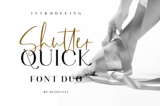 Shutter Quick: A Font Duo for Editorial Elegance
