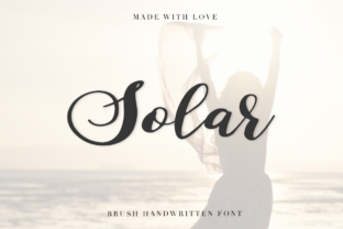 Solar: A Versatile Brush Font for Creative Projects